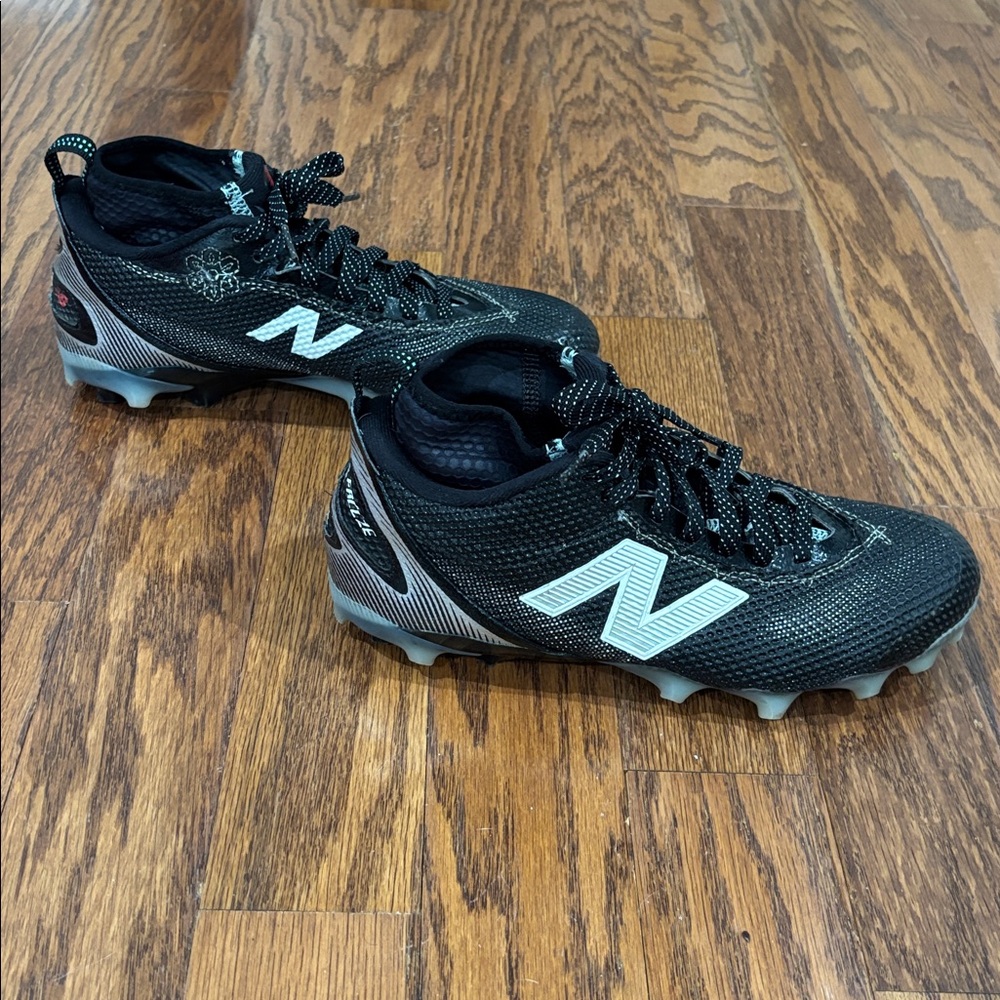 New Balance, Men's, Freeze LX v5 Lacrosse Cleats, Size 7 Medium, Black White - Picture 7 of 8